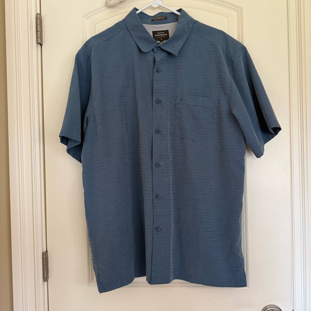 Quiksilver Waterman Blue Men's Shirt